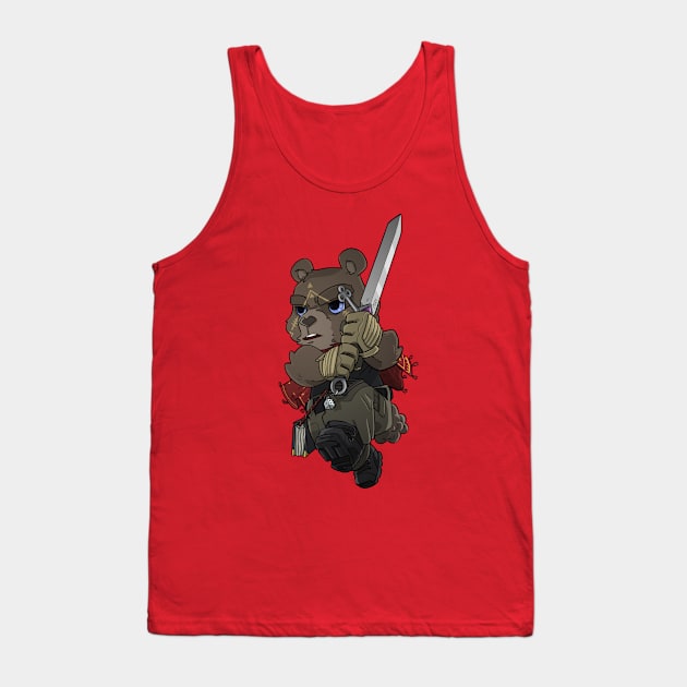 Tactical Teddies ® Tedguard Mr Hugsworth Tank Top by hiwez